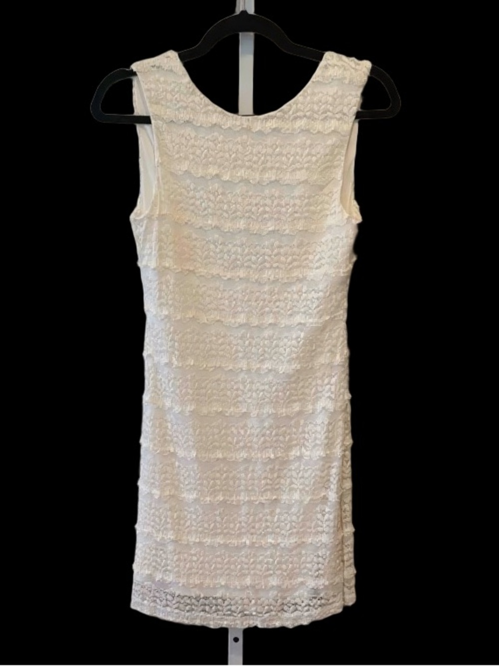 Altar'd State Cream Lace Mini Sheath Dress